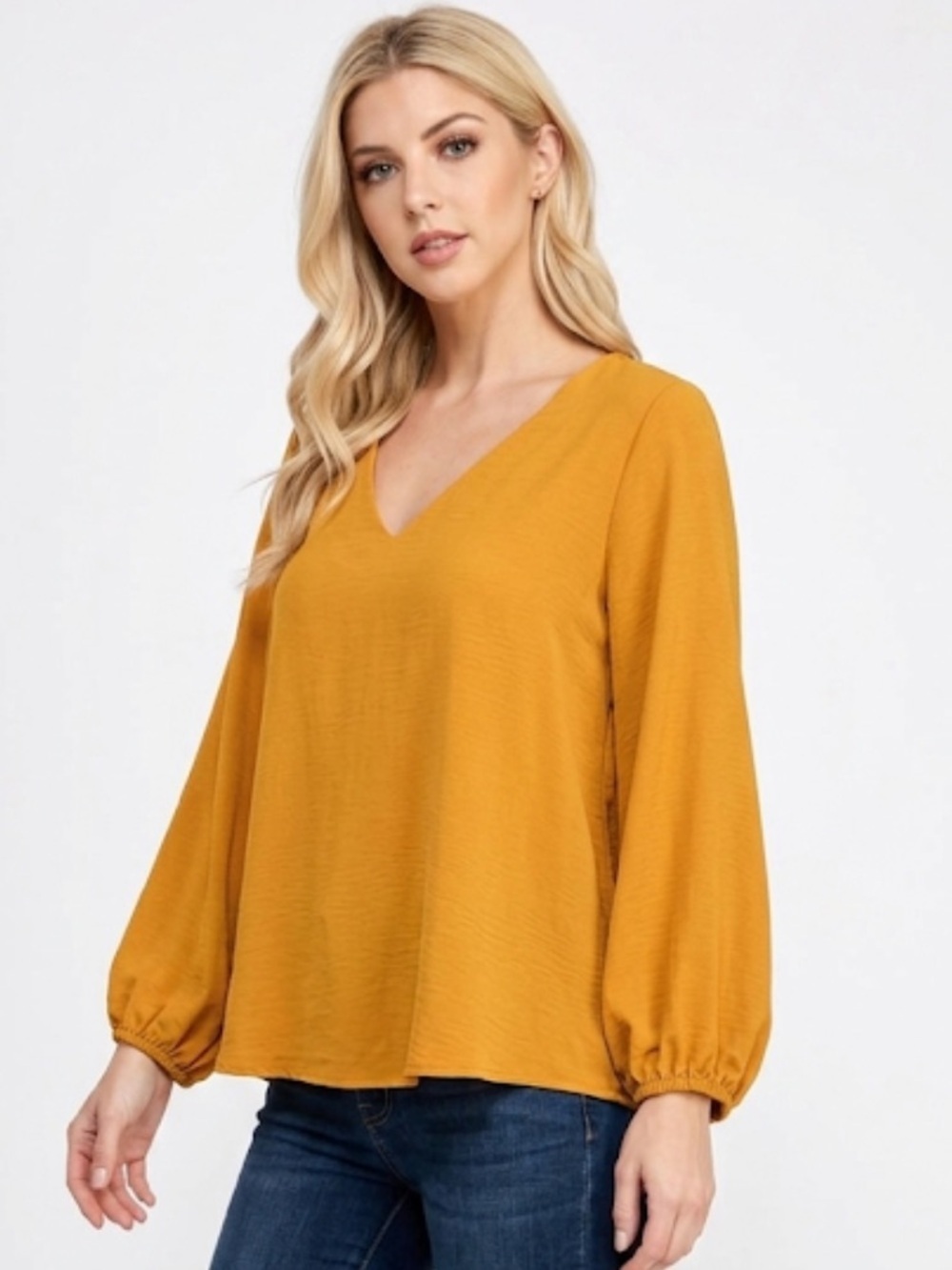 Ivy Jane mustard color top size xsmall